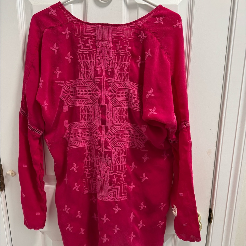 Gorgeous Johnny Was Hot Pink Tunic! - Picture 5 of 5